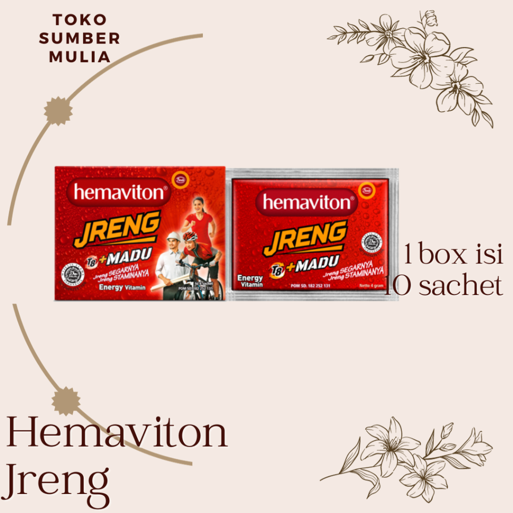 

Hemaviton Jreng 1 Box 10 Sachet