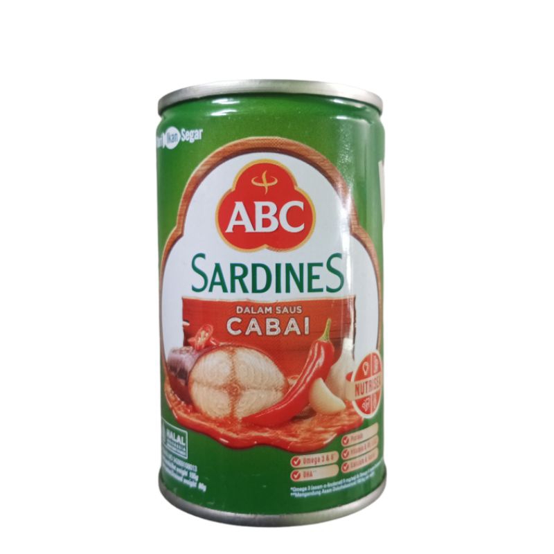 

Sardines Abc dalam Saus Cabai 155g