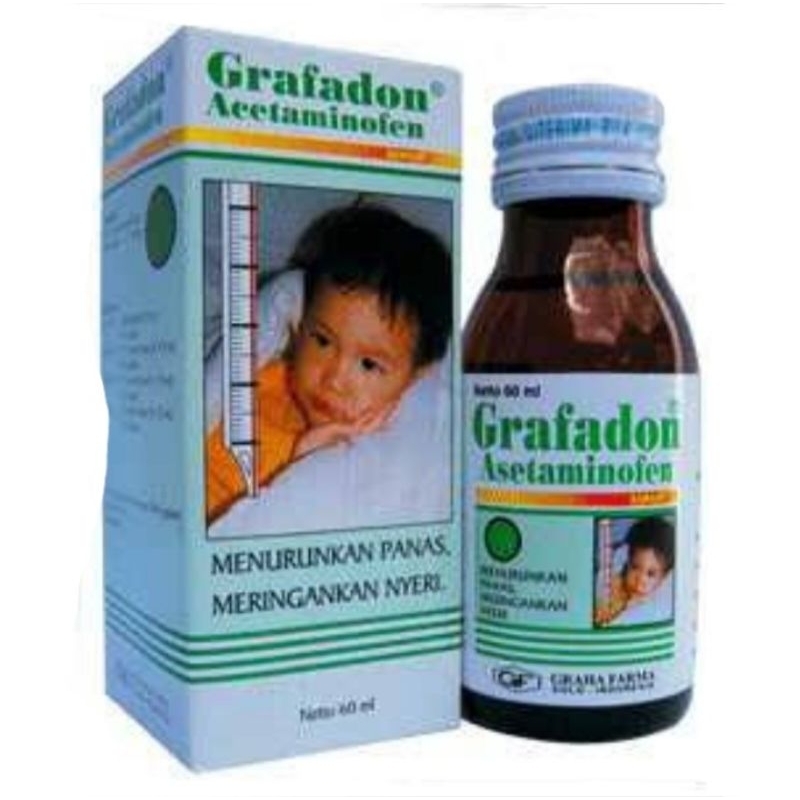 GRAFADON sirup 60ml obat demam untuk anak