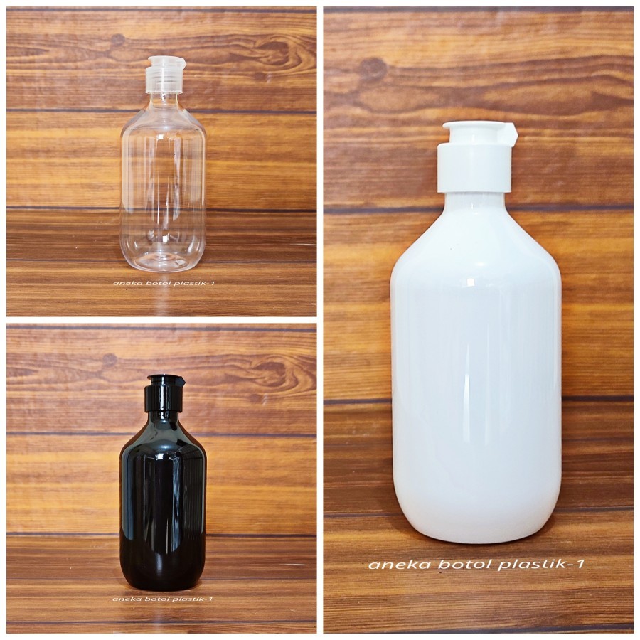 Botol Fliptop 300ml / Botol Plastik Pet 300ml Mada Fliptop Jamur