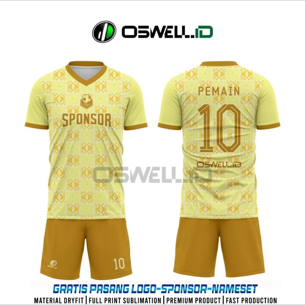 BAJU JERSEY FUTSAL DAN SEPAK BOLA FREE CUSTOM FULL PRINTING PREMIUM  [KODE OSWELL FO OS73]