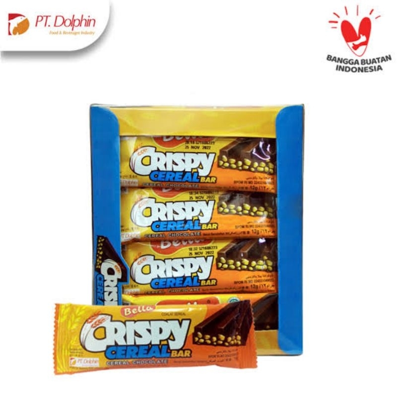 

BELLA CRISPY CEREAL BAR NETTO 12 PCS X 10 GR