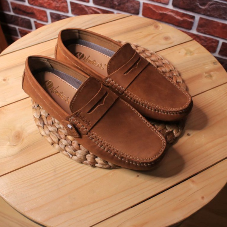 Sepatu Nawies / casual kulit asli ➚Ready