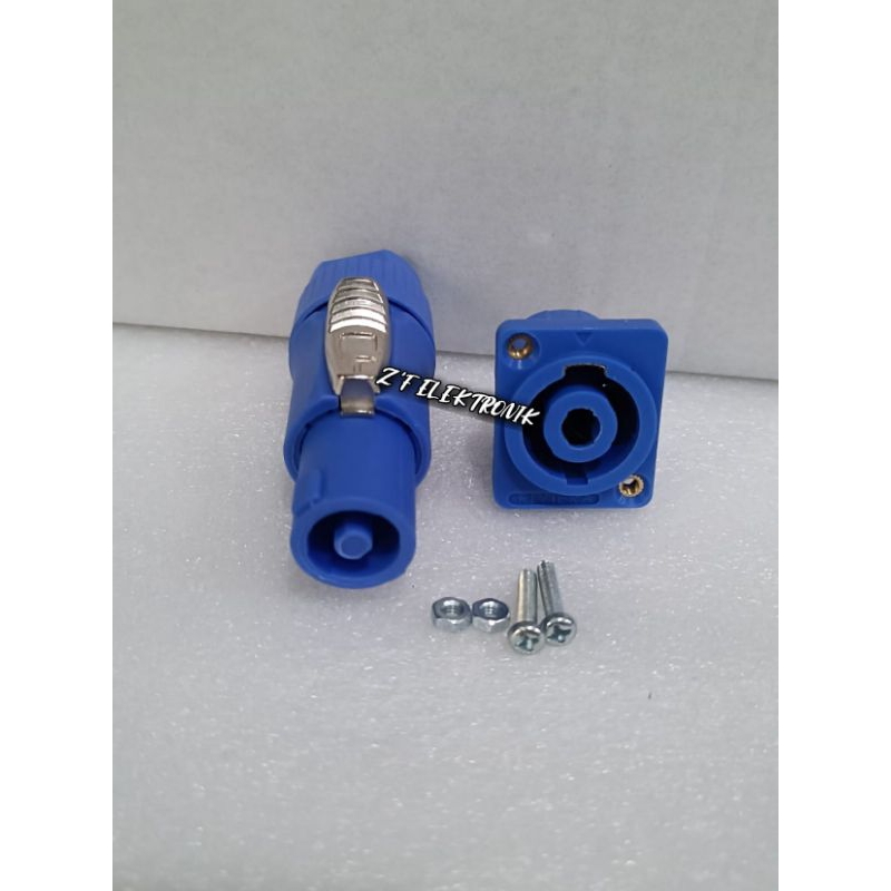 JACK SPIKON KANCING BIRU / SOCKET SPICON + BAUT MUR. BIRU 1SET