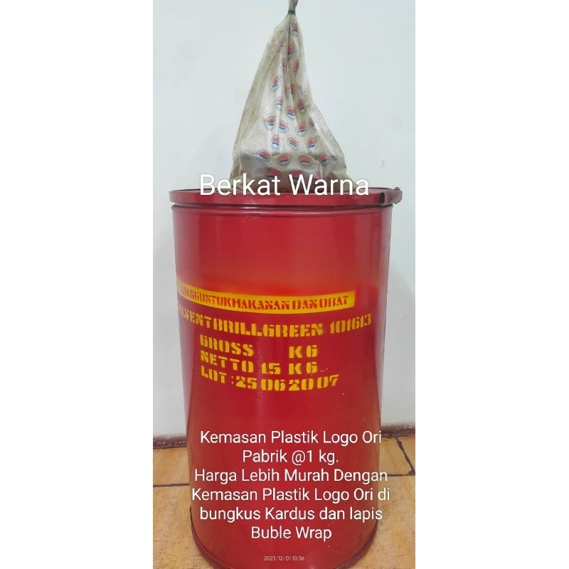 

Pewarna Minyak Solvent Brilliant Green 101613 Coloursea Powder