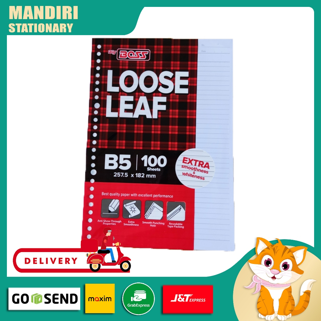 

Loose Leaf / Isi Binder B5 Isi 100 Lembar