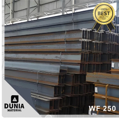 Besi WF 250 X 125 X 6 X 9 X 12 m - kualitas terjamin