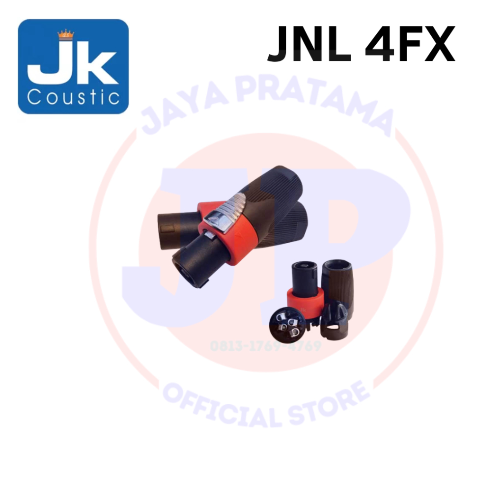 Jack Speakon 4 Pin JK Coustic JNL4FX Jack Speakon Original