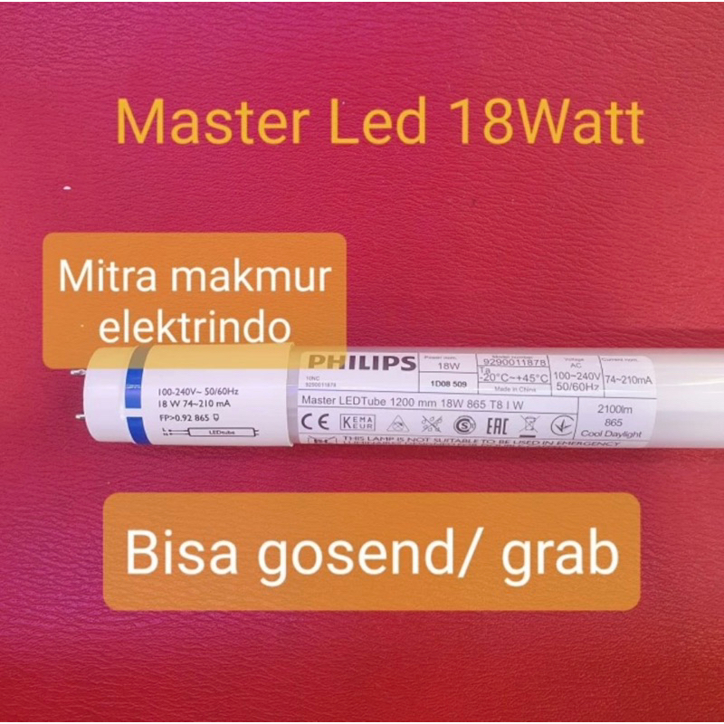 TL LED PHILIPS MASTER 18W 865 2100LUMEN
