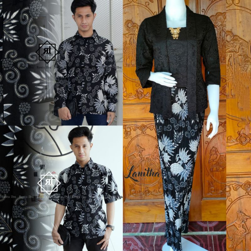 set Couple Kebaya Pasangan Couple Kebaya Modern Batik Kebaya Couple Pasangan Couple Batik Kebaya Kut