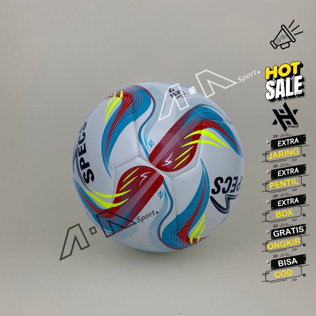 SPECS Bola sepak ORIGINAL SPECS PALAPA PRO bola sepak kaki size 5 original