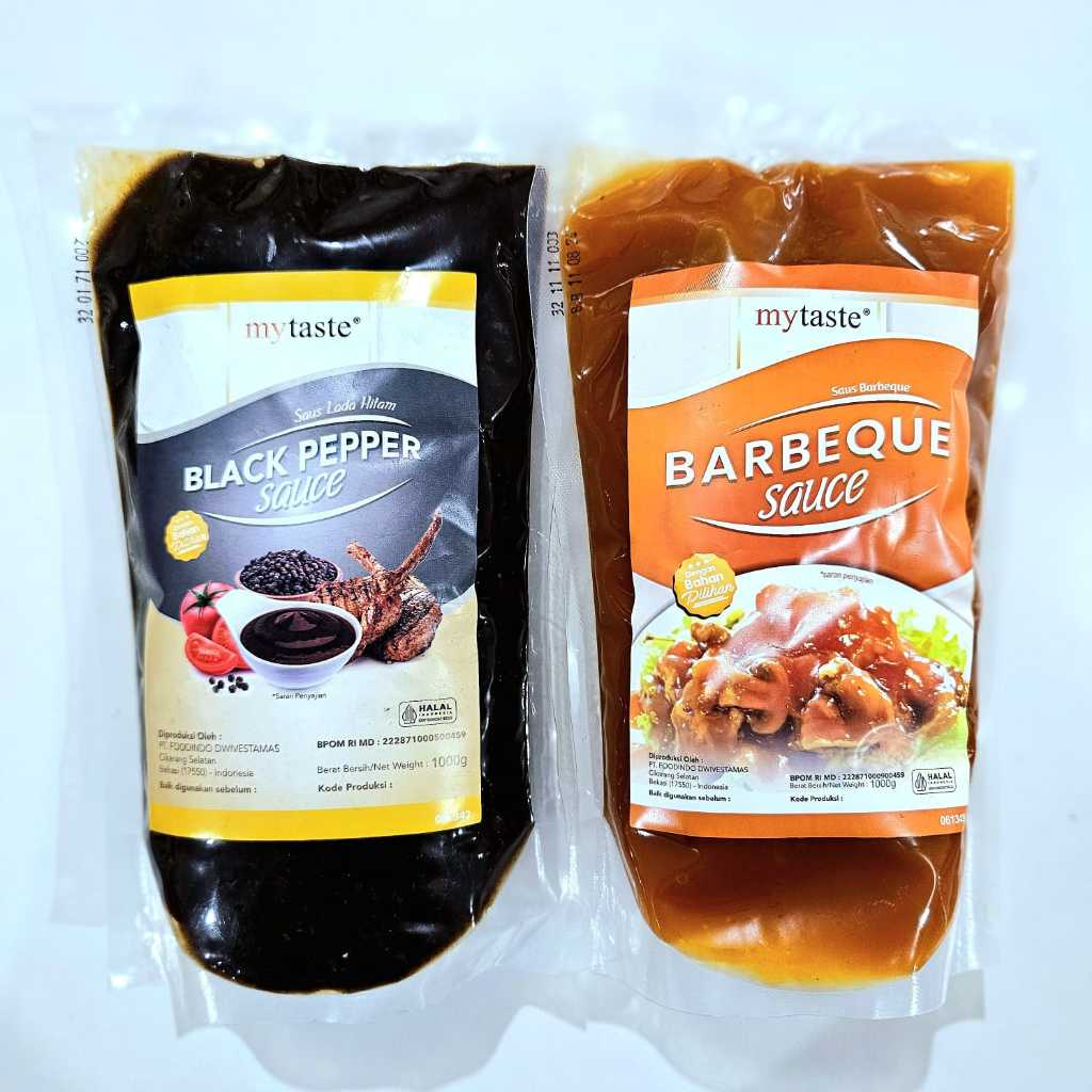 

MYTASTE saus bbq & blackpepper 1kg