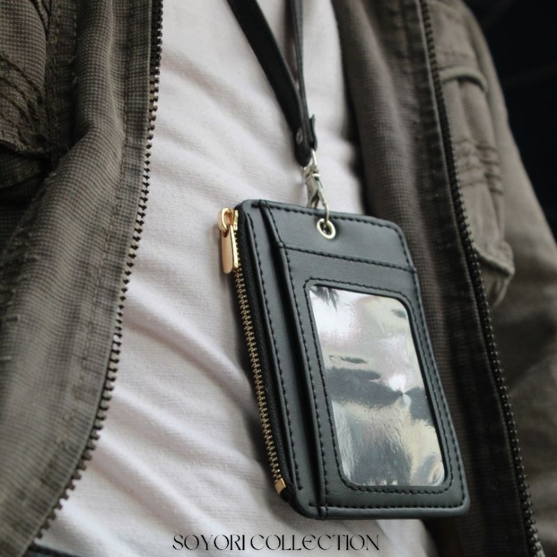 

H7Y id card holder lanyard ZIPPER pastel SID001