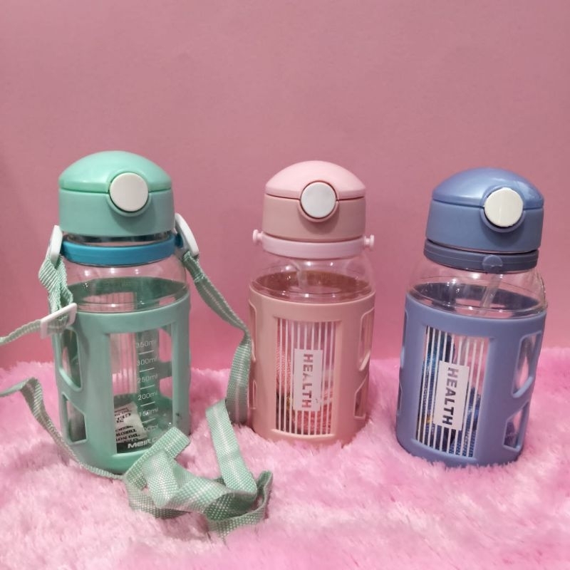 Botol Air Minum Health / Botol Air Minum 650 Ml/ botol minum viral cocok untuk Kantoran, Sekolah, da