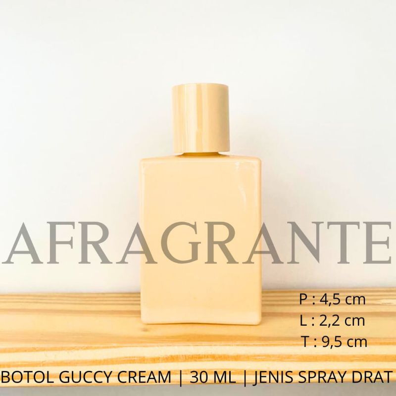 botol parfum guccy cream 30 ml drat- botol parfum unik- botol parfum kotak- botol parfum isi ulang 30 ml