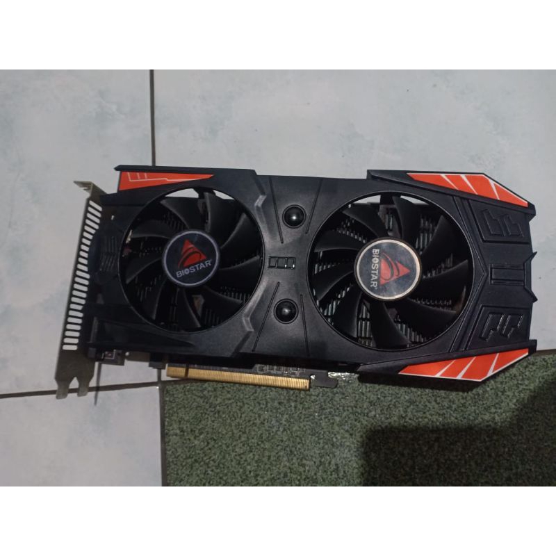 VGA biostar RX 560 4Gb bekas normal