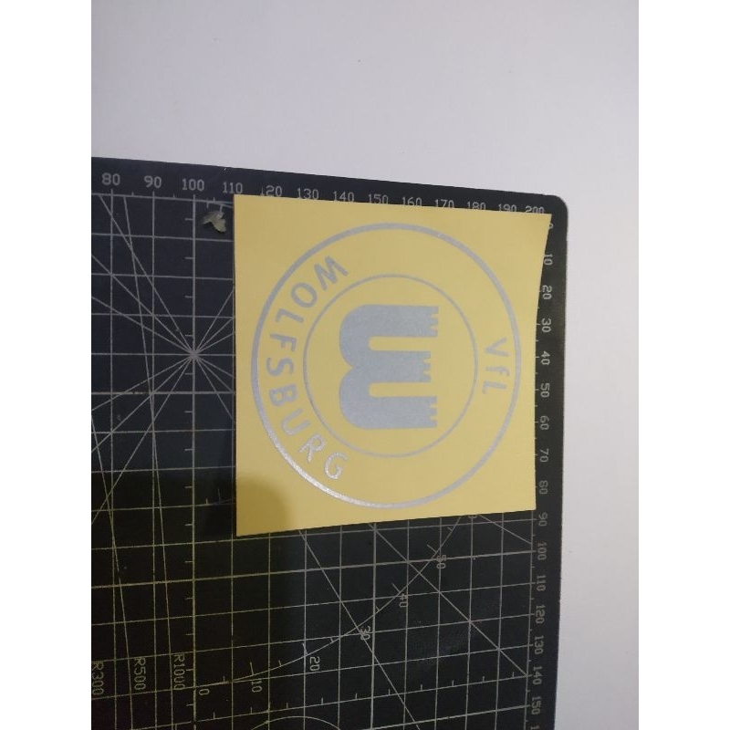 

cutting stiker wolfsburg