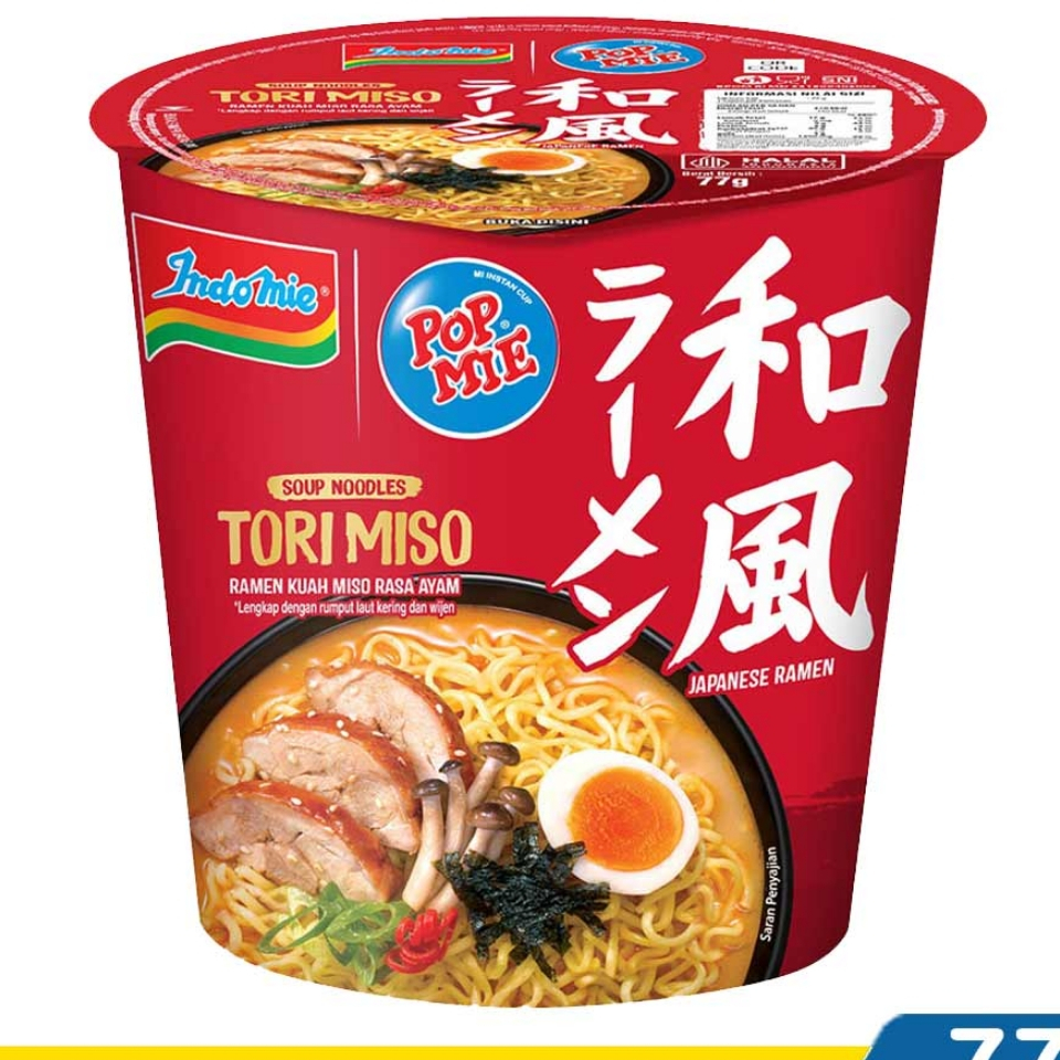 

POP MIE TORI MISO POPMIE KUAH RASA AYAM