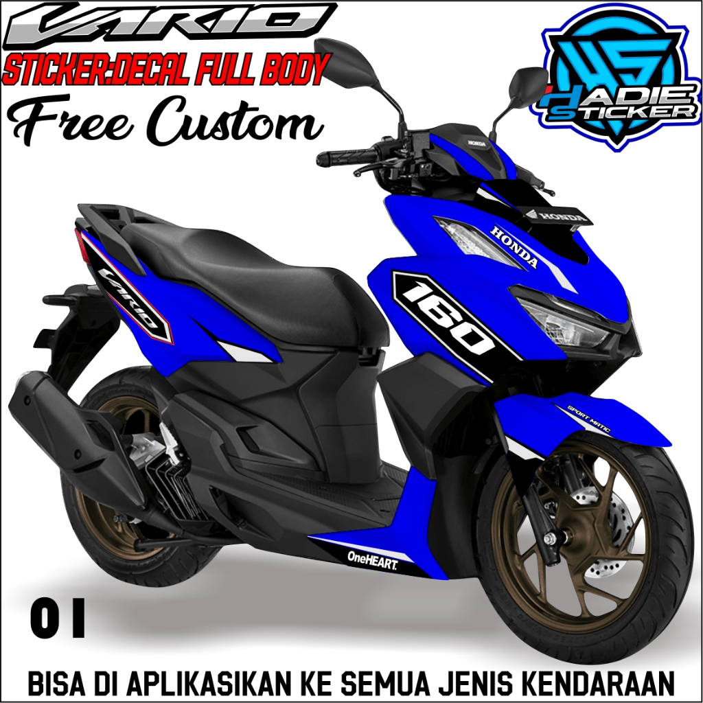 Sticker decal vario 160/Sticker custom vario 160