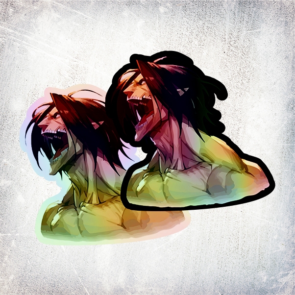 

STICKER HOLOGRAM ANIME ATTACK TITAN ATTACK ON TITAN (SHINGEKI NO KYOJIN)