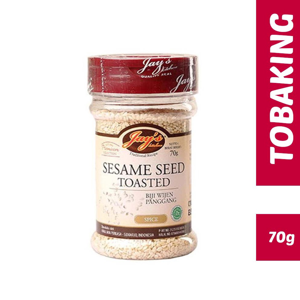

M0del T3rkini JAYS SESAME SEED TOASTED 70gr Jay's Biji Wijen Panggang [36]
