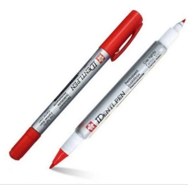 

Sakura Identi Pen Dual Point Permanent Marker Red