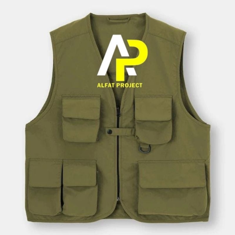 Rompi Vest Cargo Pria Darkwear Utility Tactical Outdoor