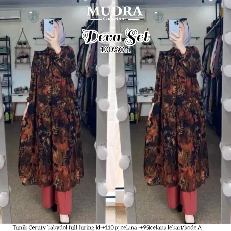 GAMIS PIOTA MAXY / DEVA SET BY MUDRA HIJAB