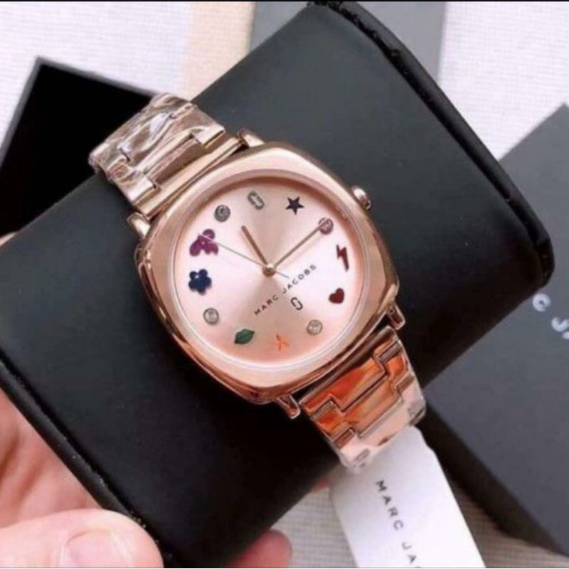 JAM TANGAN WANITA MARC JACOBS MJ3550 / MJ 3550 ROSEGOLD ORIGINAL FULLSET