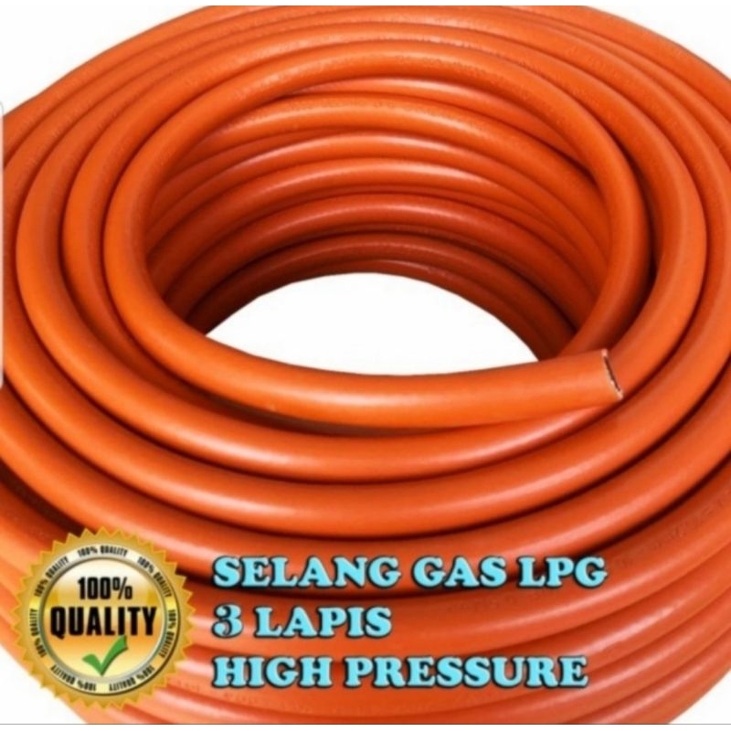 selang gas lpg 3lapis high pressure/selang gas orange 3lapis