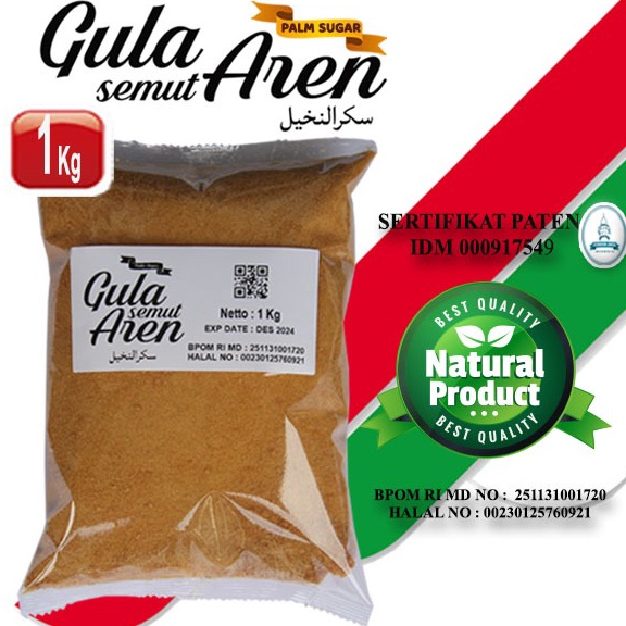 

Best S3ller Pondok Aren Gula Aren Asli Semut Bubuk Palm Sugar 1Kg 1000 Gram Murah [260]