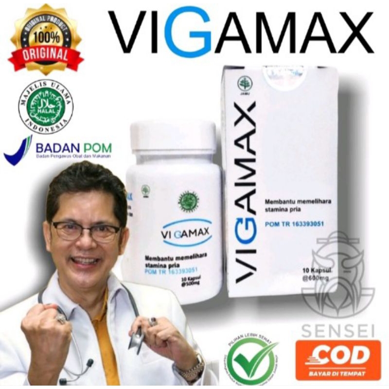 VIGAMAX CAPSUL 100% BPOM ORIGINAL|ASLI GARANSI SUPLEMEN HERBAL ALAMI
