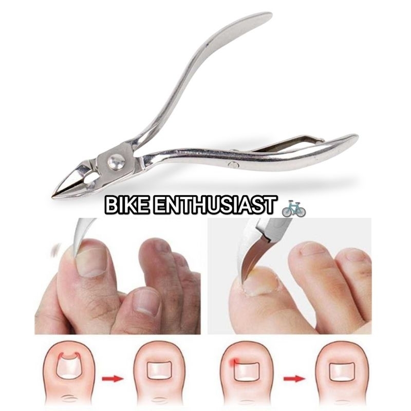 Gunting Kuku Kaki Toe Nail Clipper Foot Care Anti Cantengan Alat anti cantengan KNIFEZER mata pisau 