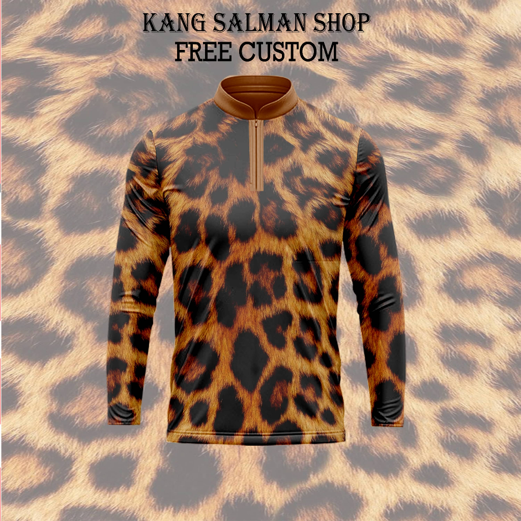 baju macan tutul kaos macan tutul Fullprint 3D unik terlaris termurah