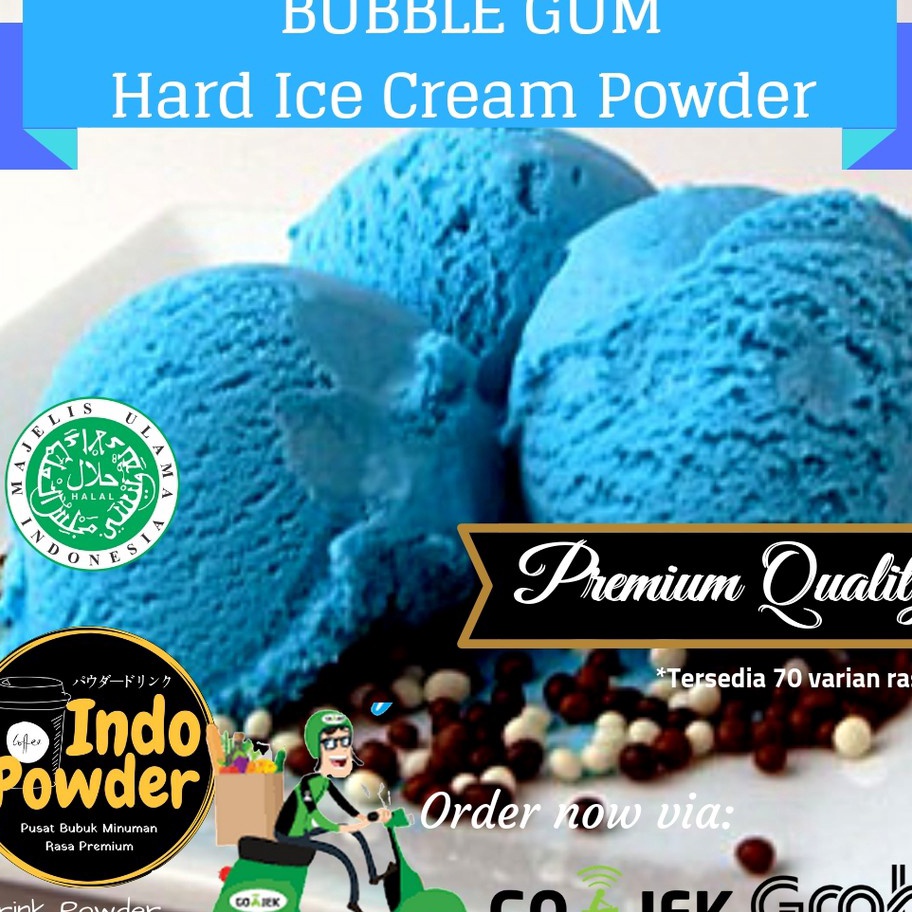 

TIPE ZQC939 Bubuk Ice Cream rasa Bubble gum 1Kg - Bubuk es Krim rasa Bubble gum 1Kg