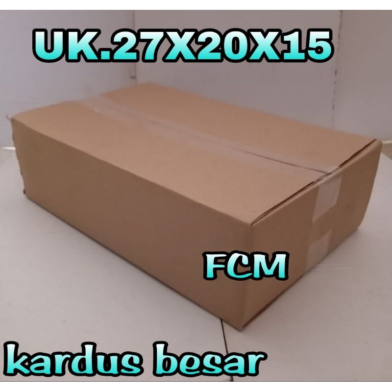 

kardus UK 27x20x15 kardus packing kardus polos kardus besar