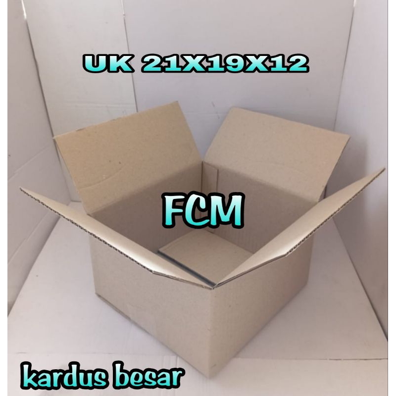 kardus packing UK 21x19x12 kardus besar kardus polos kardus besar