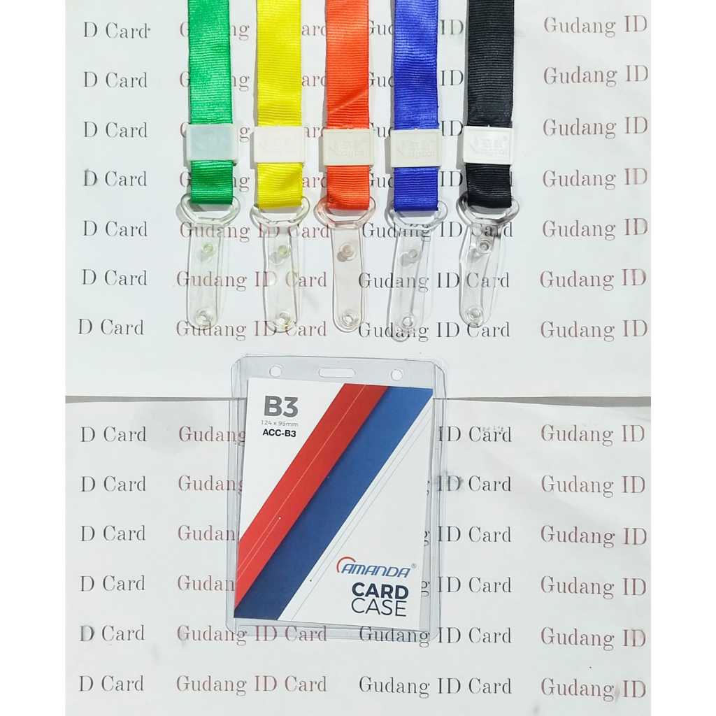 

Paket Tali Impor Kait Karet 2CM + Card Case B3