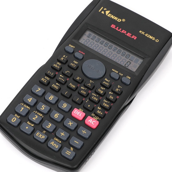 

➶ Kalkulator Sekolah Scientific KENKO 82MS 10 Digit - Calculator Ilmiah Ujian Sin Cos Tan 57