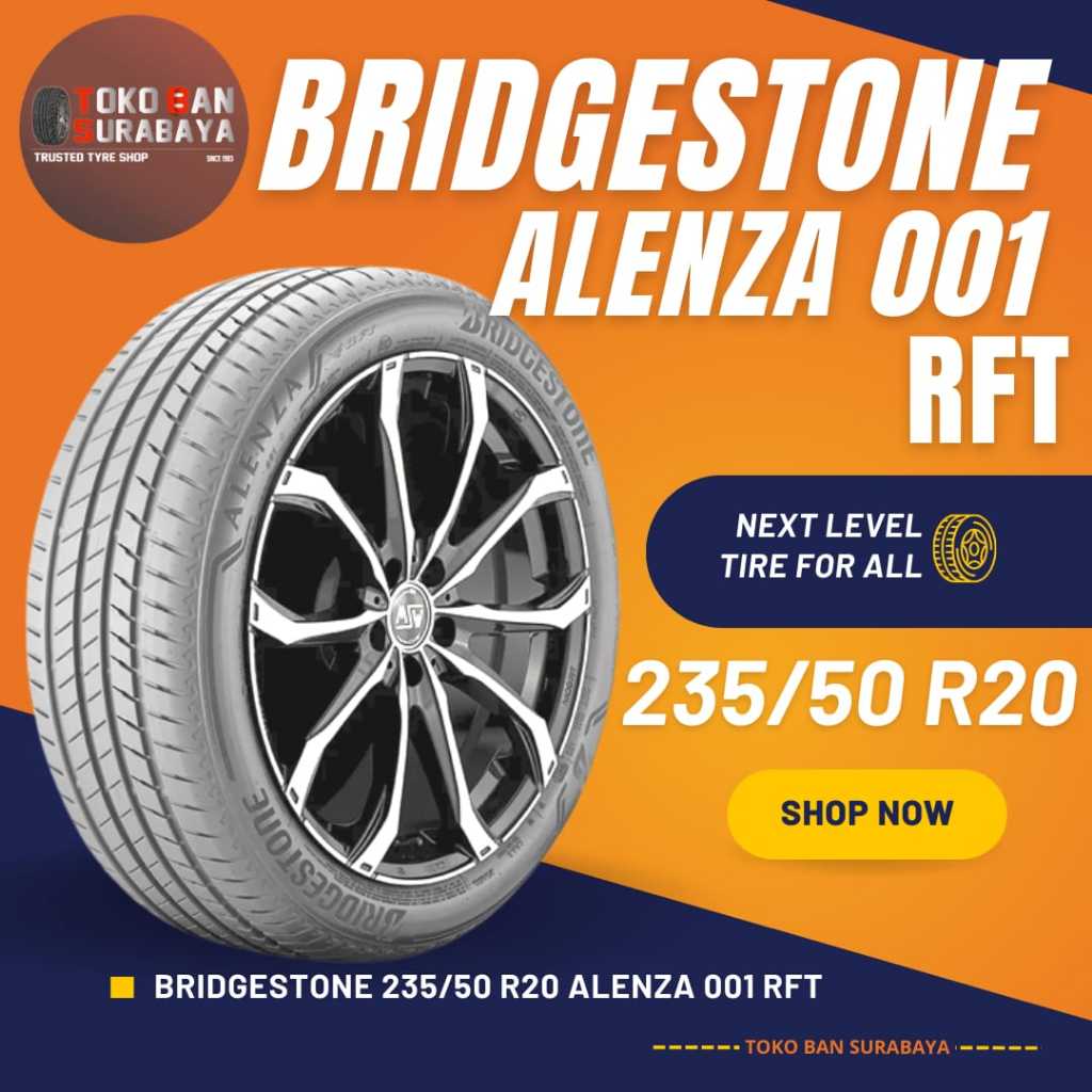 Bridgestone BS 235/50 R20 23550R20 23550 R20 235/50R20 235/50/20 R20 R 20 ALENZA 001 RFT ALENZA001 R