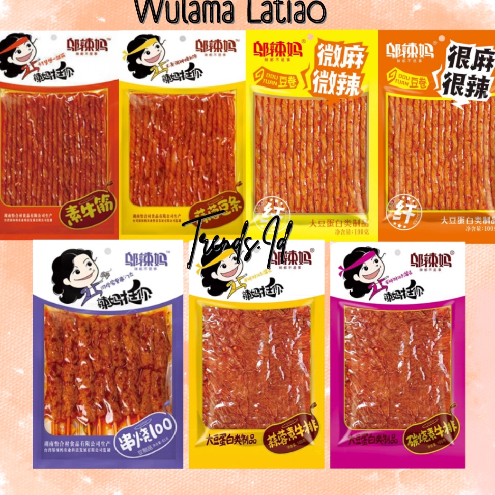 

➷ [BPOM] WULAMA LATIAO HALAL | Cemilan Snack China Vegetarian 100gr Pasti Murah