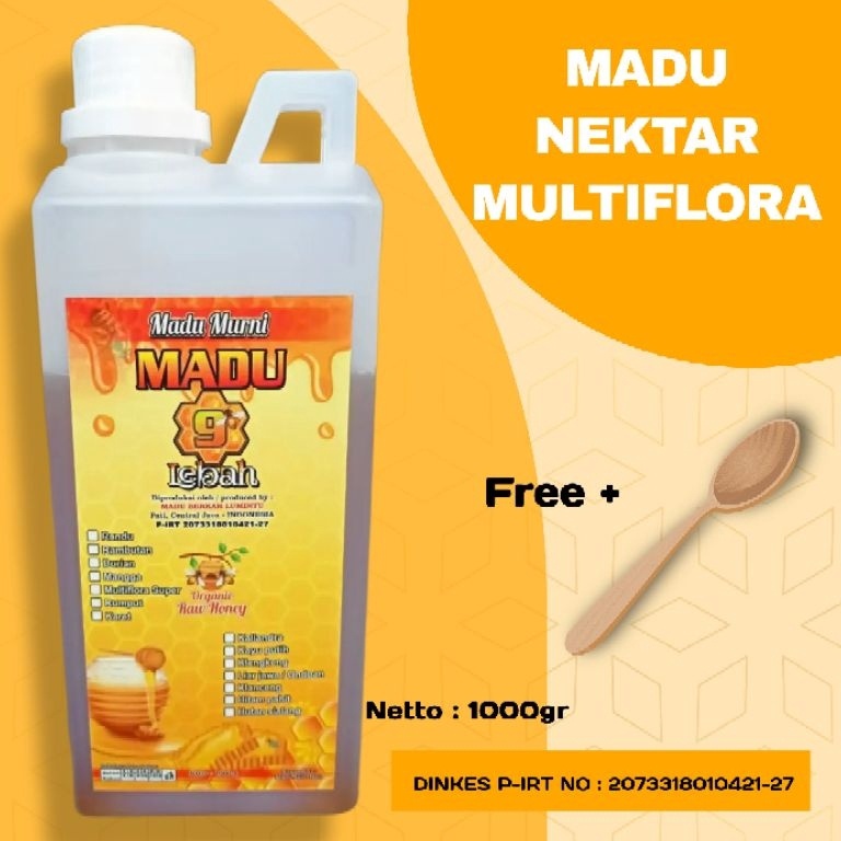 

[☜O30➤] Madu Multiflora 1kg Asli Murni super Weekend