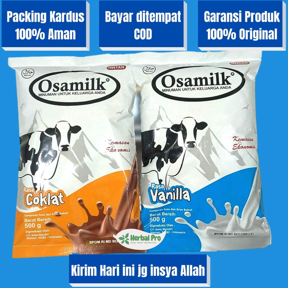 

AP84 OSAMILK SUSU PENGGEMUK BADAN (GRATIS KARDUS) ORIGINAL 100% RASA COKLAT DAN VANILLA BISA COD zvg9d