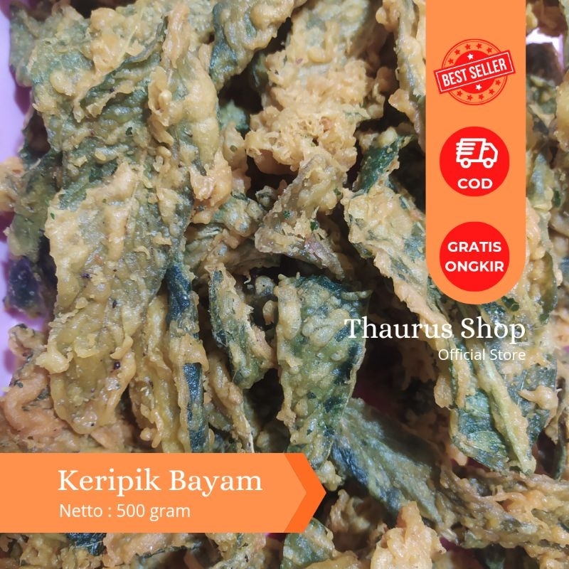 

Keripik Bayam / Bayem 250 Gr Thaurus Shop