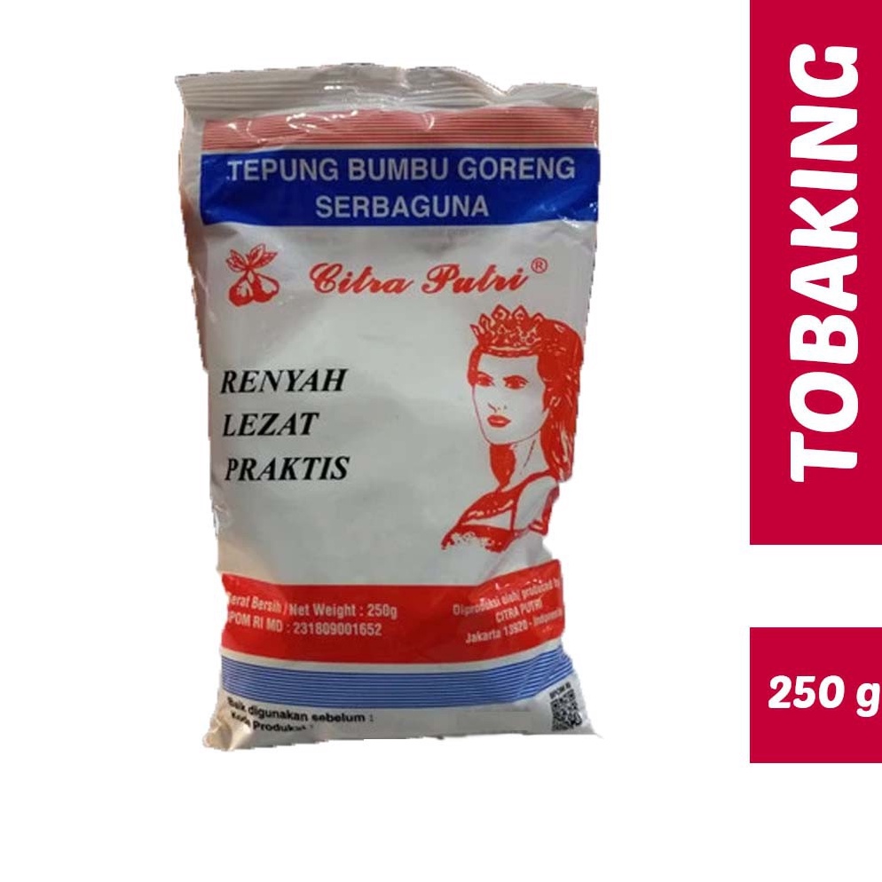 

Tepung Bumbu Citra Putri Goreng Serbaguna 250gr r9nva