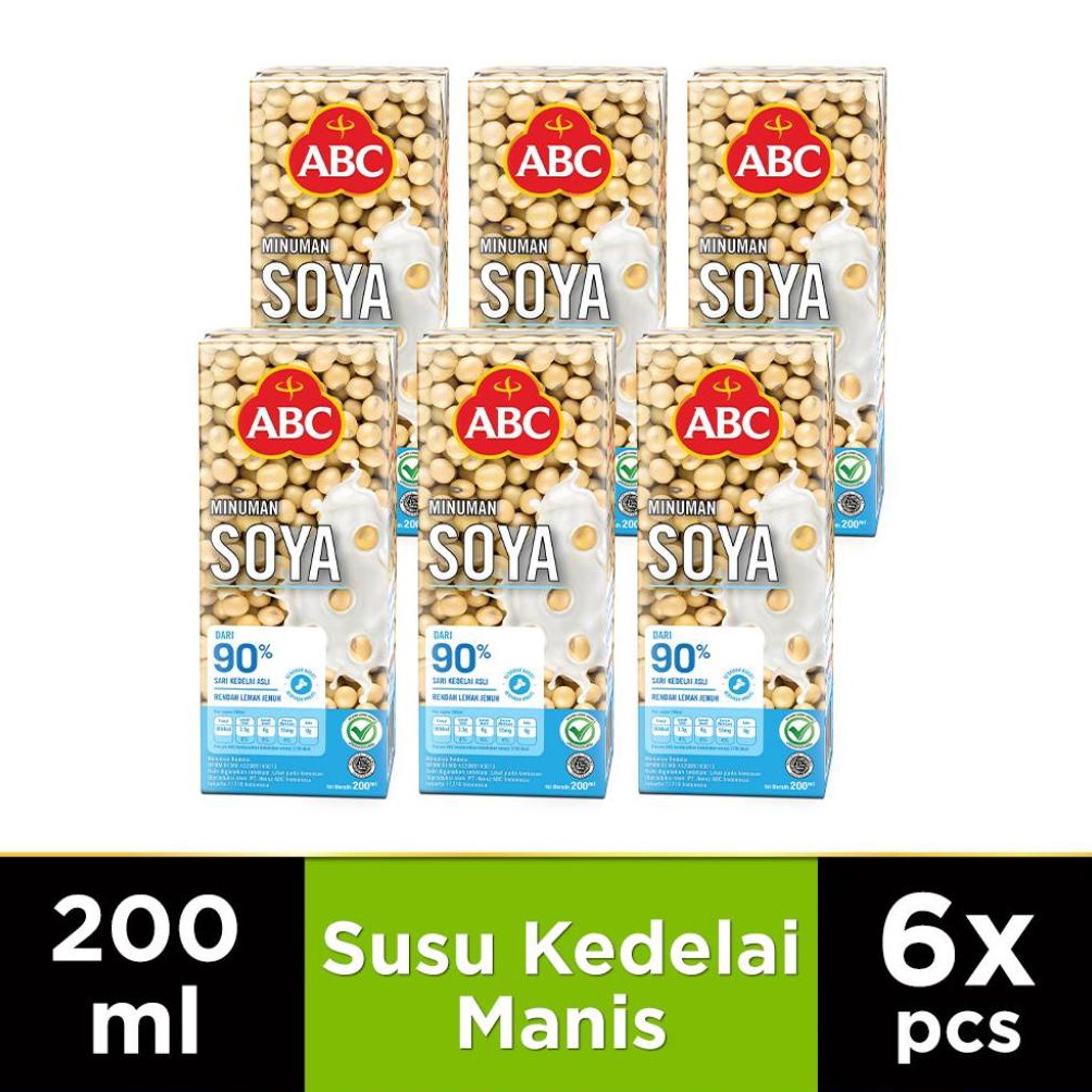 

ABC Minuman Sari Kedelai 200 ml - Multipack 6 pcs 4781
