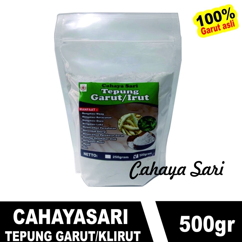 

➽ TEPUNG GARUT / TEPUNG IRUT / TEPUNG PATI ASAM LAMBUNG 500GR 63