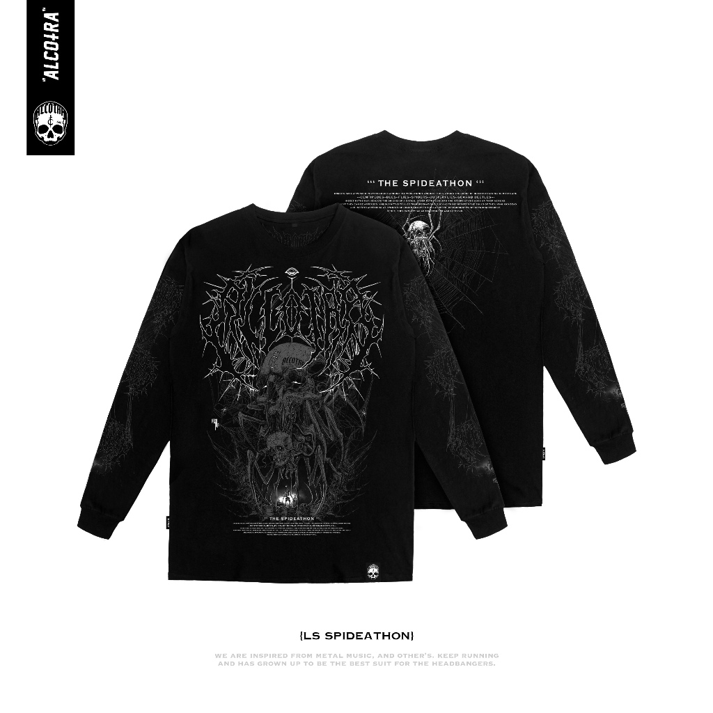 LS SPIDEATHON // LONGSLEEVE SPIDEATHON ALCOTRA // KAOS LENGAN PANJANG ALCOTRA