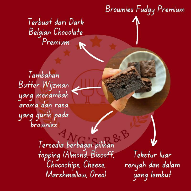 

PREMIUM Fudgy Brownies / Christmas Hampers