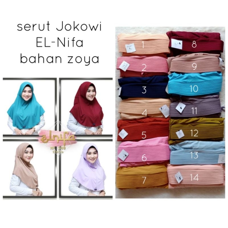 Hijab serut Elnifa